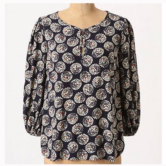 Anthropologie Tops - Anthropologie Maeve Confetti Ball Blouse SZ 6